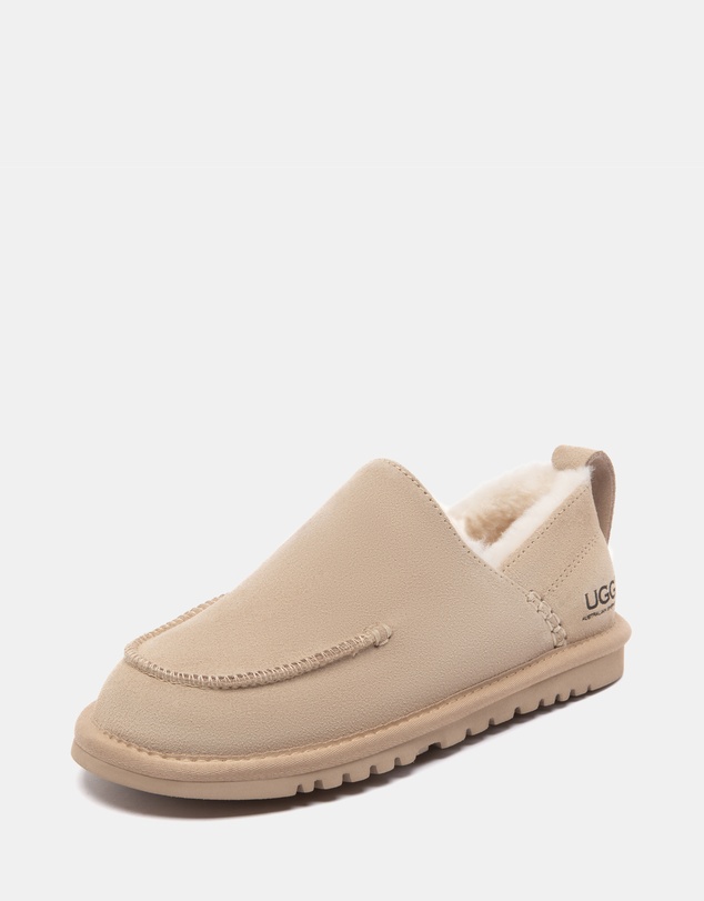 EVERAU - Australian Shepherd Ugg Mireve Cow Suede Upper Loafer Oxfords Flats