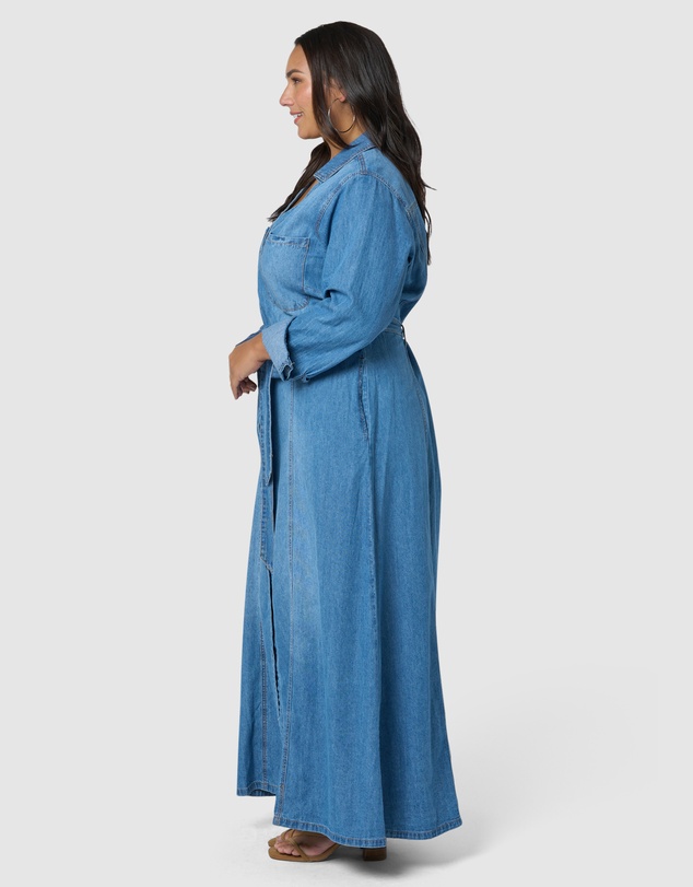 Indigo Tonic - Leah Chambray Maxi Dress