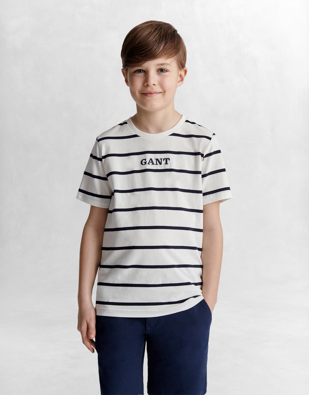 Gant - Gant Graphic Stripe SS T-Shirt