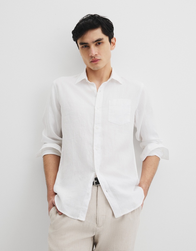 Country Road - Regular Fit Organically Grown Linen Shirt