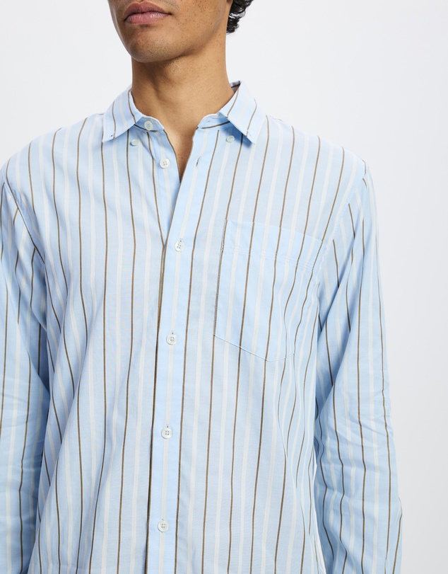 Scotch & Soda - Regular Fit Dobby Stripe Shirt