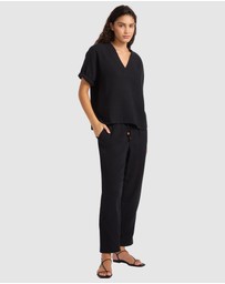 Seafolly - Double Gauze Tapered Pant