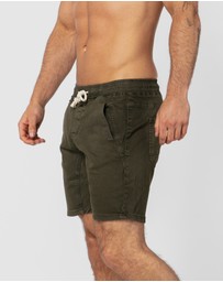 ONEBYONE - Hudson Khaki Shorts
