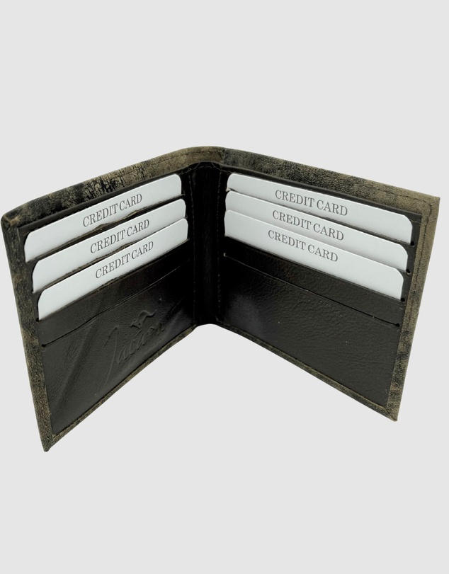 Jacaru - Jacaru 5789 Kangaroo Leather Credit Card Wallet