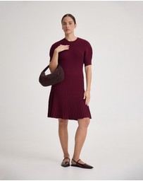 Oxford - Florence Knitted Pleat Dress