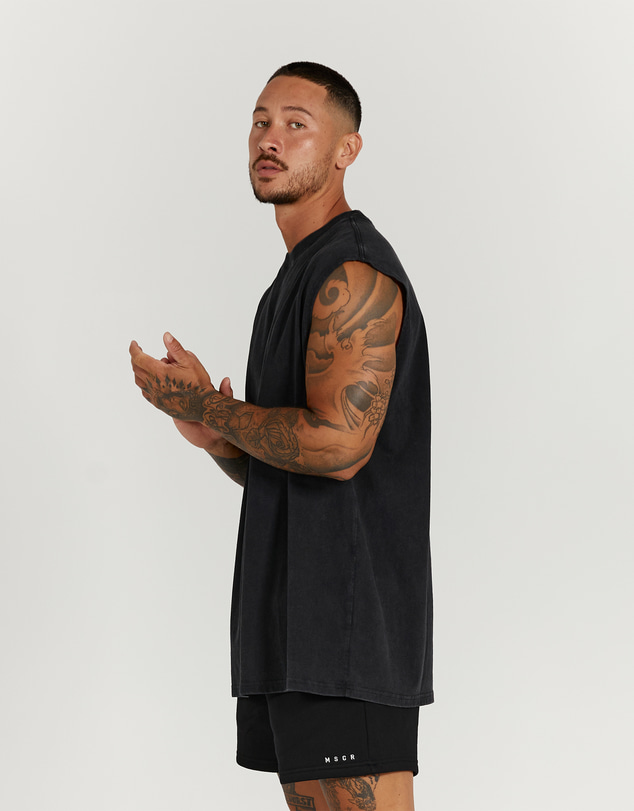 Muscle Republic - Mens Heavy Oversized Tank - Timeless