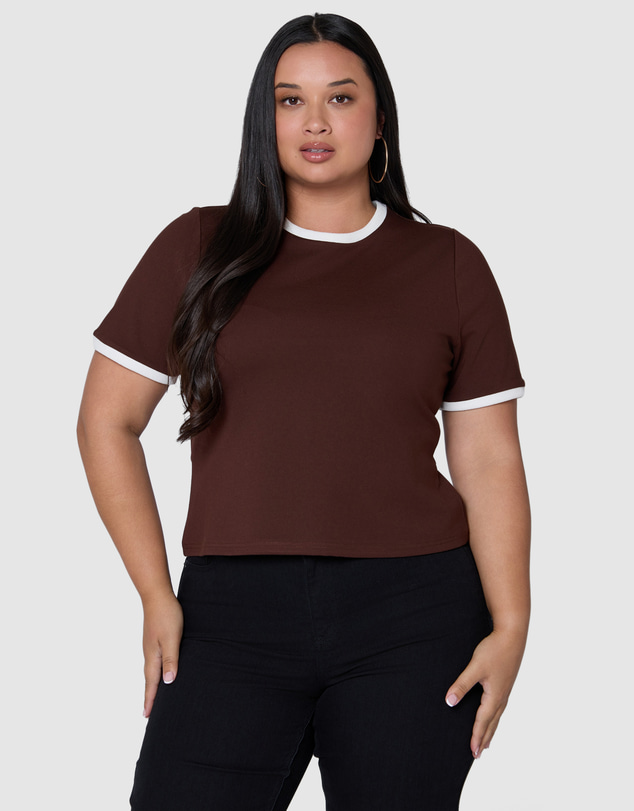 Sunday In The City - Luxe Contrast Tee