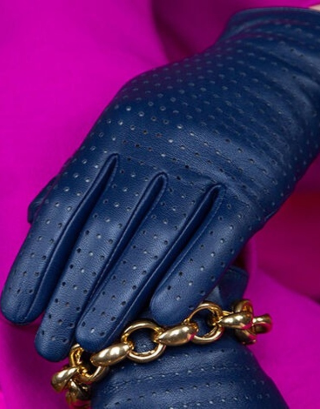 DENTS - Perforated Leather Gloves