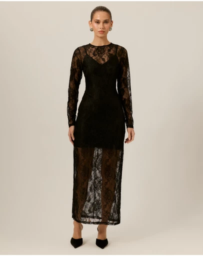 Tussah - Esme Lace Long Sleeve Maxi Dress