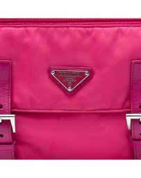 Pre-Loved by Azura Reborn - Pre-Loved Tessuto Zip Double Buckle Messenger Bag