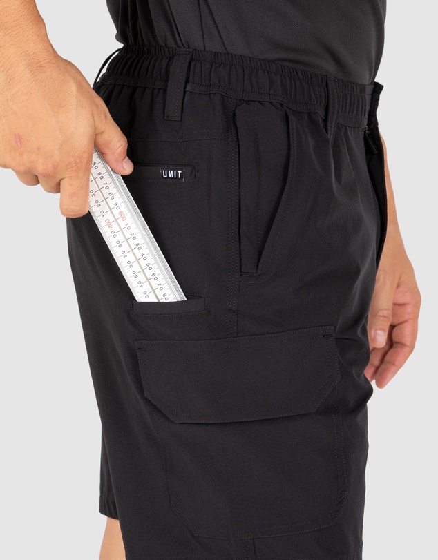 UNIT Workwear - UNIT Flexlite Mens Lightweight Cargo Shorts