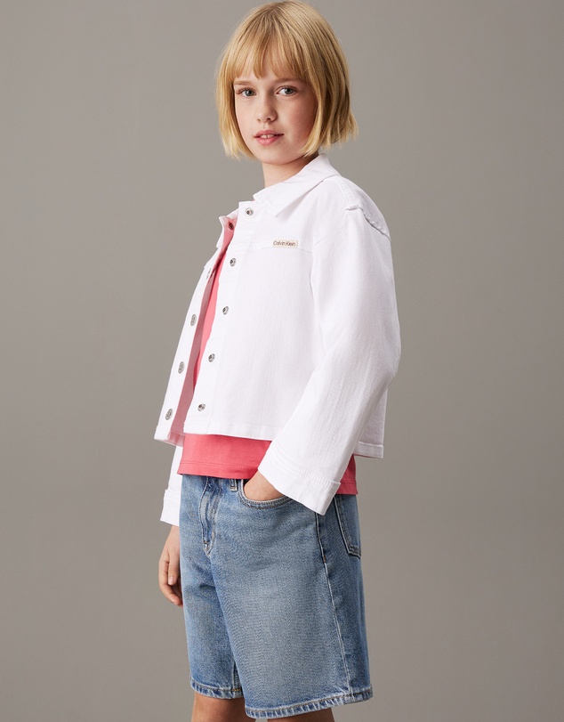 Calvin Klein Jeans - Girls Slim Denim Trucker Jacket