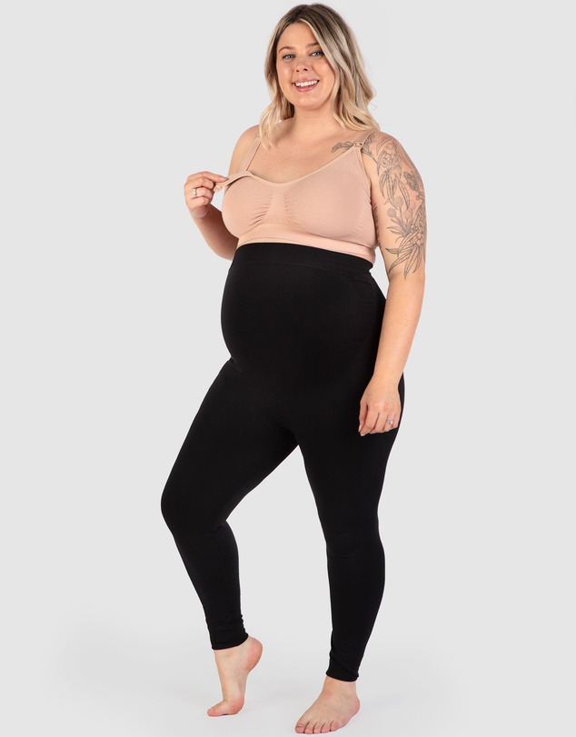 B Free Intimate Apparel - Maternity Leggings with Tummy Support