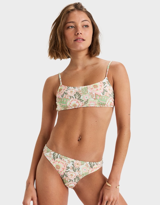 Roxy - Womens Canarias Medium Coverage Bikini Top