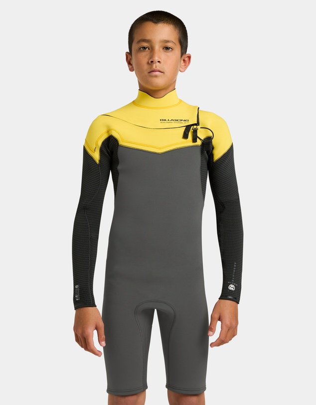 Billabong - Boys 8 to 16 2/2mm Absolute Ultra Long Sleeve Chest Zip Springsuit