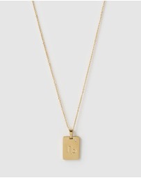 Arms Of Eve - Zodiac Gold Tag Necklace