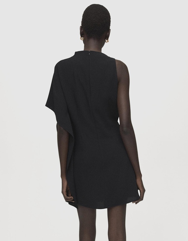 M.N.G - Short Asymmetrical Sleeve Dress