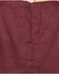 AERE - Siya Panelled Linen Shift Mini Dress