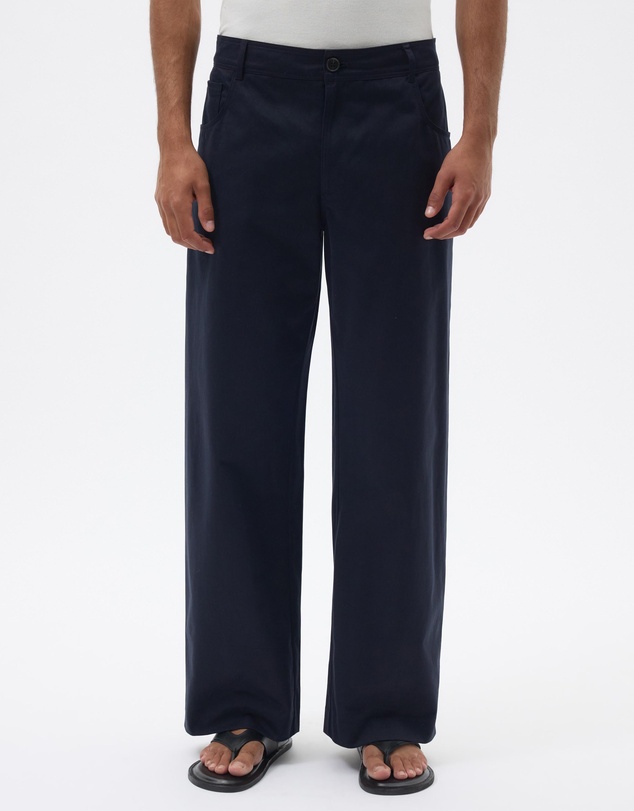 AERE - Cotton Twill Wide Trousers