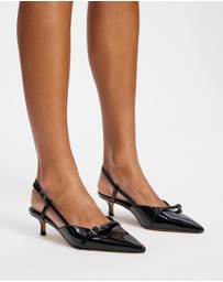 Dazie - Jane Pointed Toe Kitten Heels