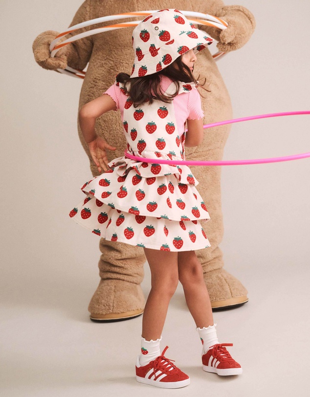 Huxbaby - Tiered Pinafore Dress - Babies-Kids