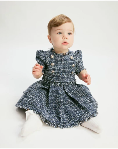 Bardot Junior - Calista Boucle Dress - Babies-Kids