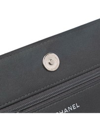 Pre-Loved by Azura Reborn - Pre-Loved Studded Lambskin Camellia Wallet On Chain