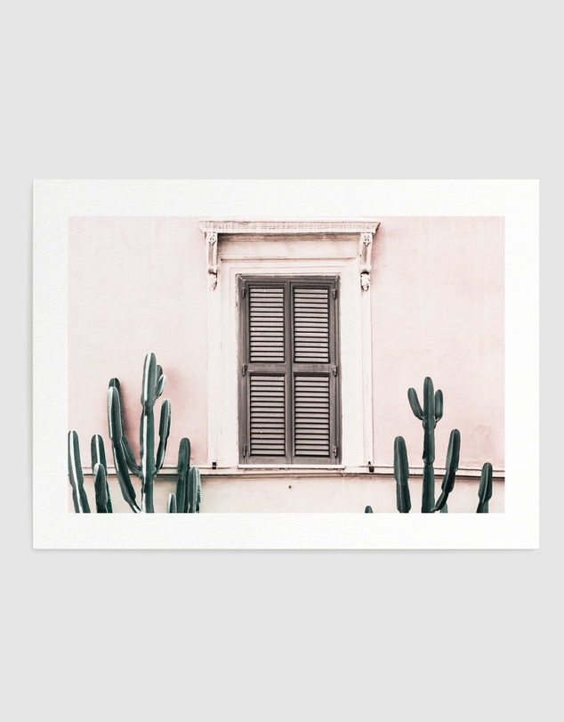 Olive et Oriel - La Casa Rosa Art Print