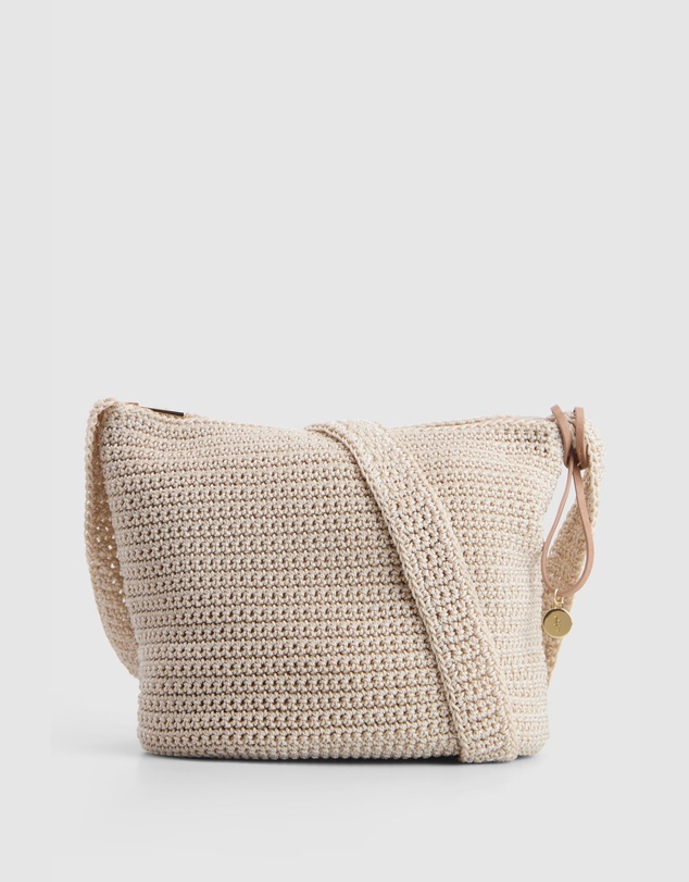 Laura Jones - Rayon Crochet Crossbody Bag