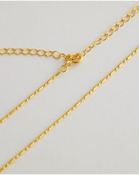 SAINT VALENTINE - Dash Dot Chain Necklace - Gold
