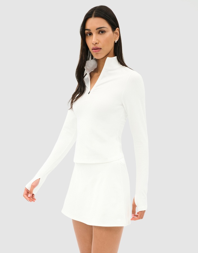 Splits59 - Stevie Active Rib Half Zip Waist Length