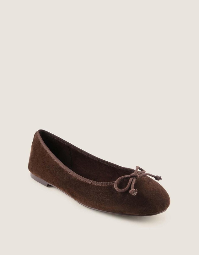 Shelly Shen - Poet Ballet Flats Brown Suede