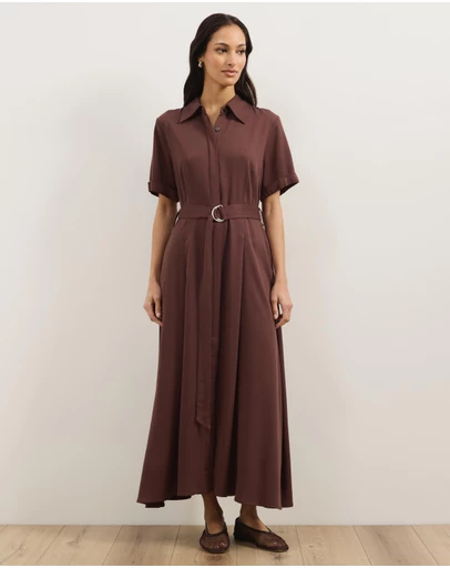 Atmos&Here - Harriet Viscose Shirt Dress