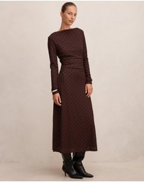 Forever New - Bonnie Spot Mesh Midi Dress