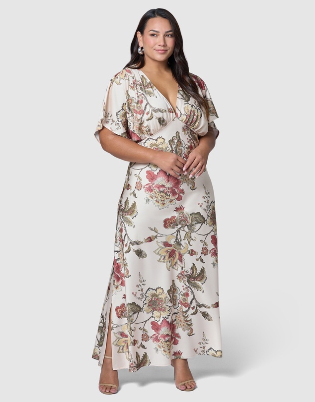 Pink Dusk by Curve Project - Want It All Maxi Dress