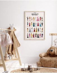 Olive et Oriel - Who Run the World Art Print