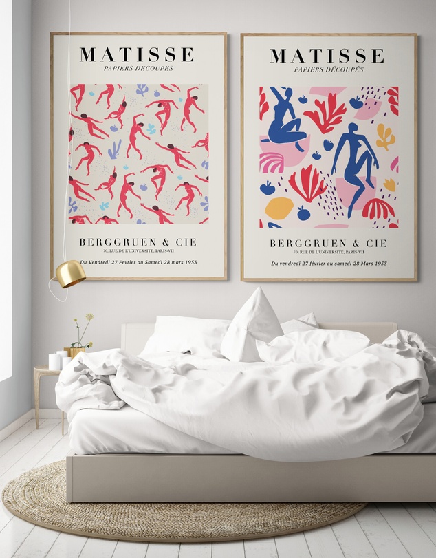 Inka Arthouse - The Dancers Set of 2 by Henri Matisse Art Print