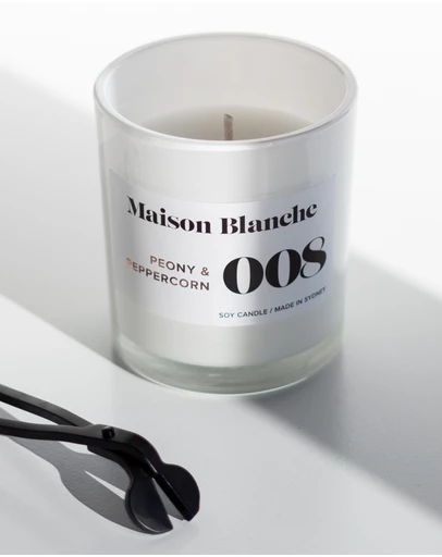 Maison Blanche - 008 Peony & Peppercorn - Large Candle