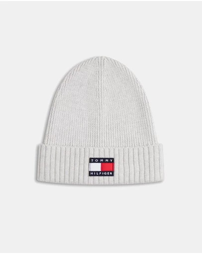 Tommy Hilfiger - Heritage Flag Rib-Knit Beanie - Kids