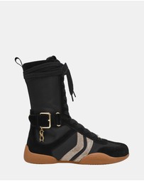 Steve Madden - Bently Black/Gold Sneakers