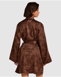 Hunkemoller - Satin Leopard Kimono