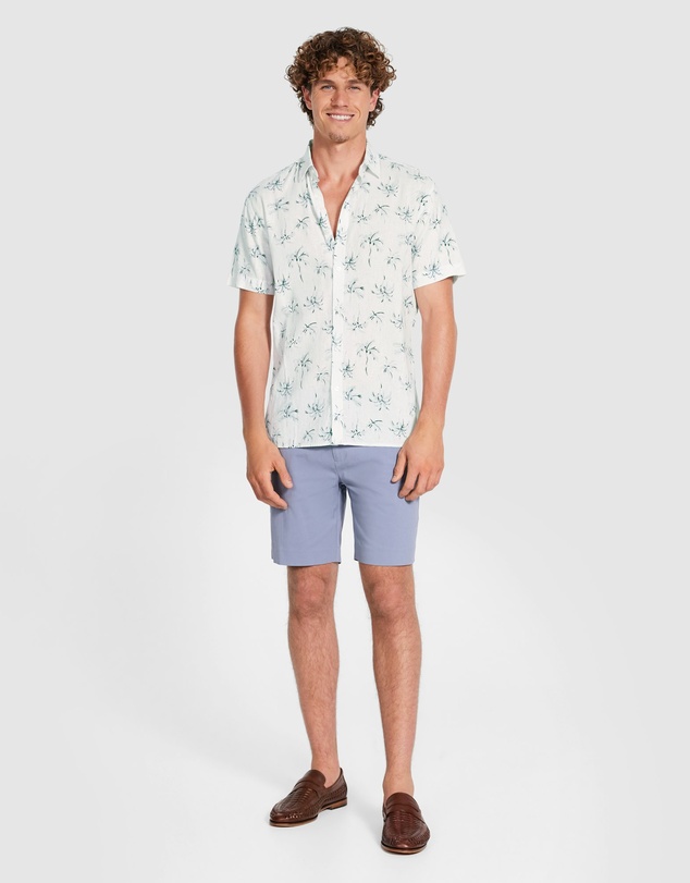 Tarocash - Neeson Linen Palm Shirt