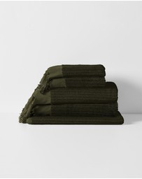 Aura Home - Paros Rib Bath Towel Set