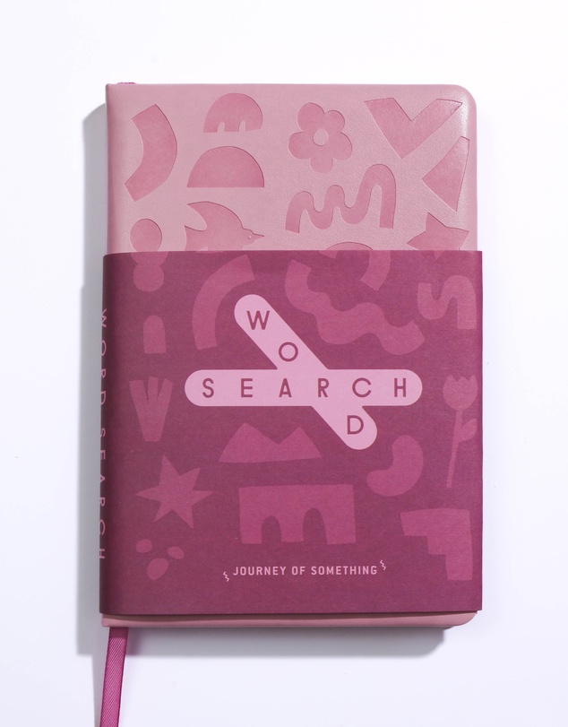 Journey Of Something - Word Search - Pink Abstract