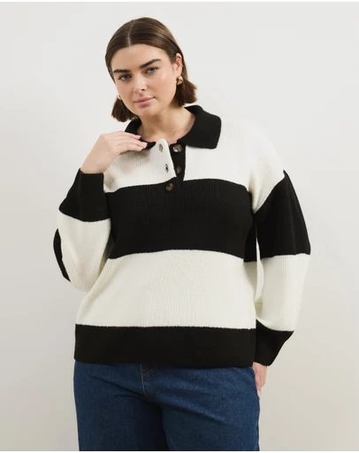 Atmos&Here Curvy - Lexi Knit Pullover