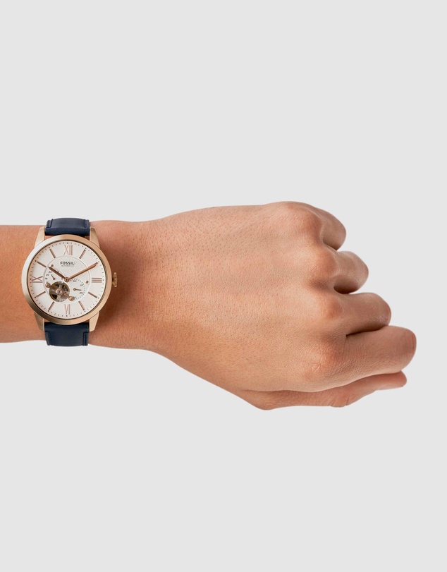 Fossil - Townsman Auto Blue Analogue Watch ME3171
