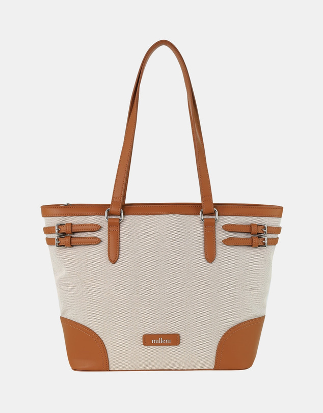 Milleni - Milleni Vegan Leather 2-tone Shoulder Bag