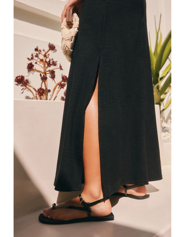 NEXT - Textured Jersey Midi Skirt