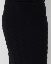 ALEXANDRA - Ratan Skirt Black
