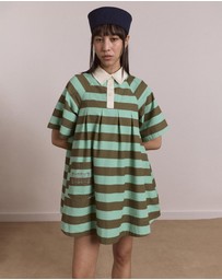 Damson Madder - Maggie Mini Polo Dress